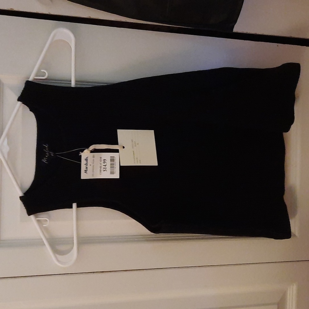 Ribbed black tank